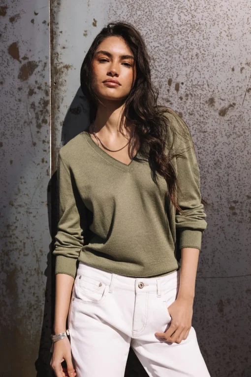 Slim | Cropped*Freeman T. Porter Sophy Andalousia offwhite