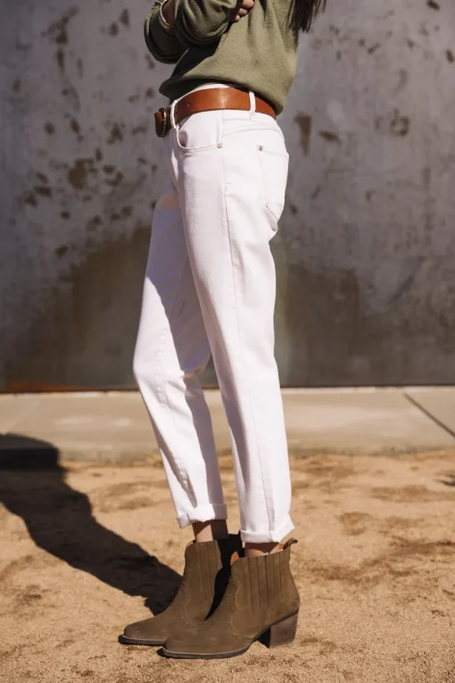 Slim | Cropped*Freeman T. Porter Sophy Andalousia offwhite