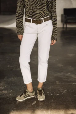 Slim | Cropped*Freeman T. Porter Sophy Andalousia offwhite