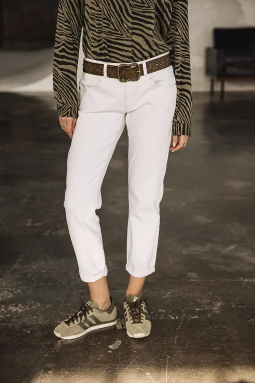 Slim | Cropped*Freeman T. Porter Sophy Andalousia offwhite