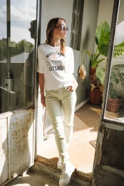 Slim | Cropped*Freeman T. Porter Sophy Coyote beige