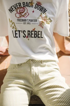 Slim | Cropped*Freeman T. Porter Sophy Coyote beige