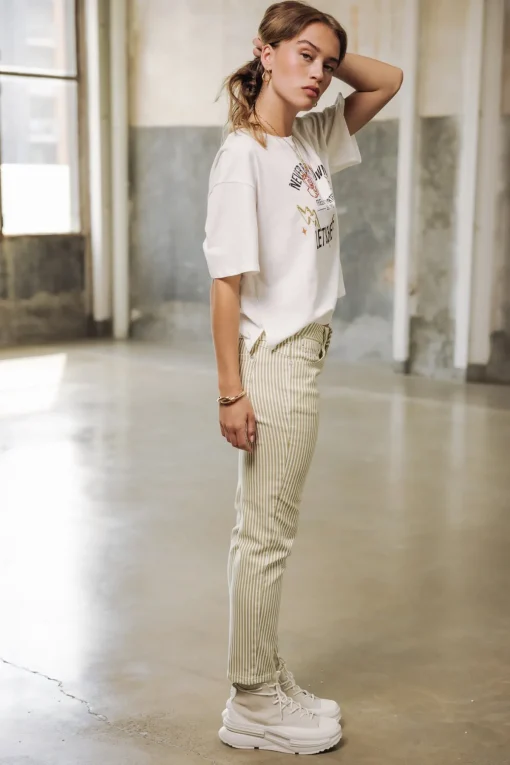 Slim | Cropped*Freeman T. Porter Sophy Coyote beige