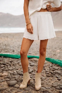 Shorts*Freeman T. Porter Sorayina Crochet ecru