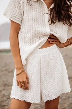 Shorts*Freeman T. Porter Sorayina Crochet ecru