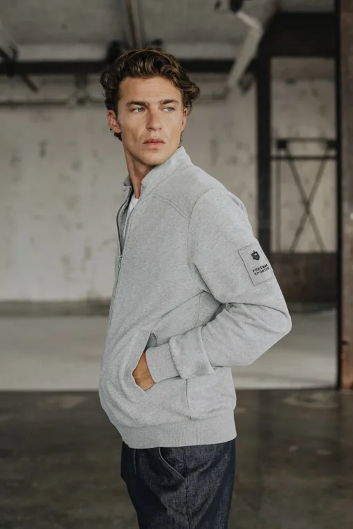 Sweaters & Sweatshirts*Freeman T. Porter Sully Snug darkgreymelange