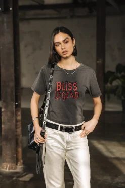 T-Shirts*Freeman T. Porter Suria Bliss Legend carbone