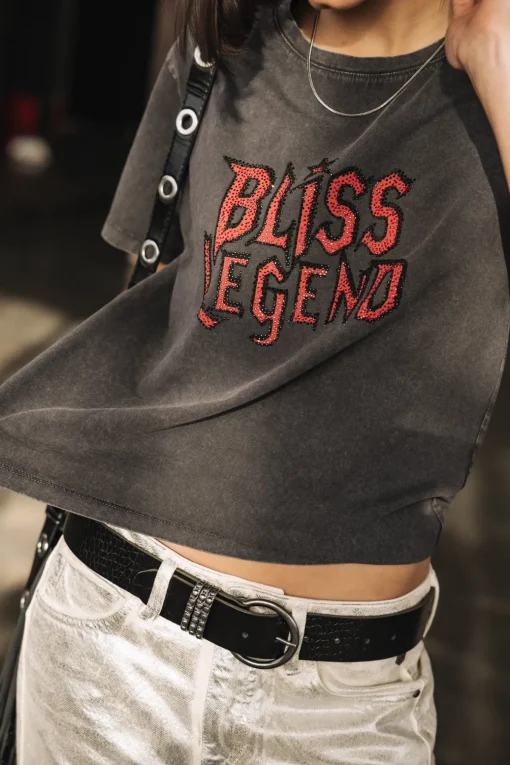 T-Shirts*Freeman T. Porter Suria Bliss Legend carbone