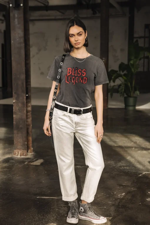 T-Shirts*Freeman T. Porter Suria Bliss Legend carbone