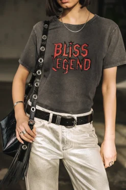 T-Shirts*Freeman T. Porter Suria Bliss Legend carbone