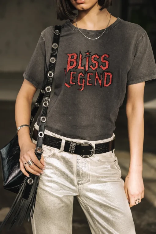 T-Shirts*Freeman T. Porter Suria Bliss Legend carbone