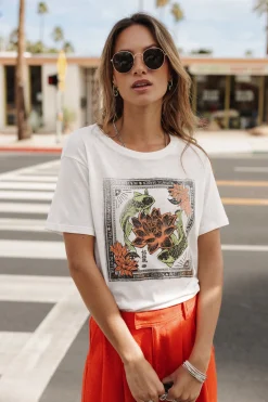 T-Shirts*Freeman T. Porter Suria Carpe Koi offwhite