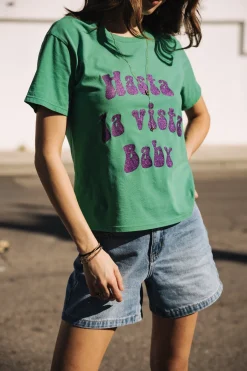 T-Shirts*Freeman T. Porter Suria Hasta La Vista Glitter deepmint