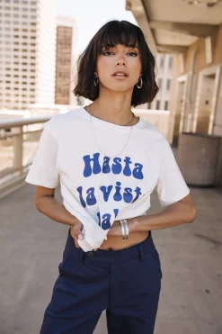 T-Shirts*Freeman T. Porter Suria Hasta La Vista Glitter white