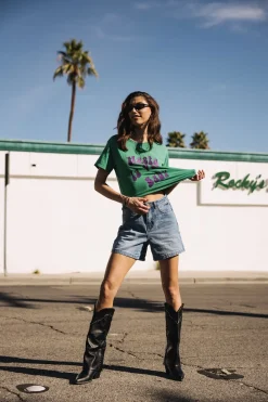 T-Shirts*Freeman T. Porter Suria Hasta La Vista Glitter deepmint