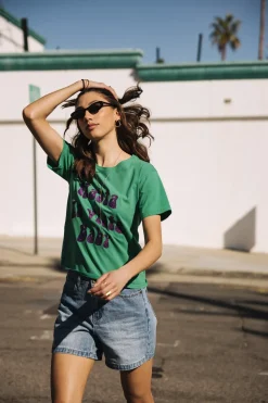 T-Shirts*Freeman T. Porter Suria Hasta La Vista Glitter deepmint