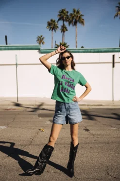 T-Shirts*Freeman T. Porter Suria Hasta La Vista Glitter deepmint