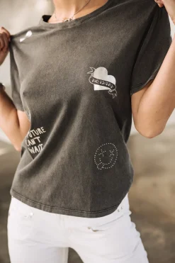 T-Shirts*Freeman T. Porter Suria Silver Graf black