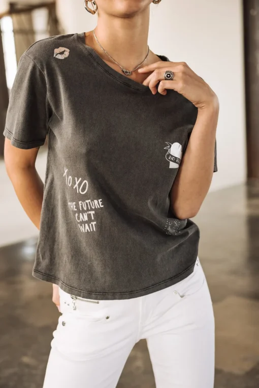 T-Shirts*Freeman T. Porter Suria Silver Graf black