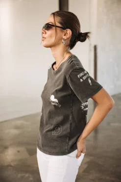 T-Shirts*Freeman T. Porter Suria Silver Graf black