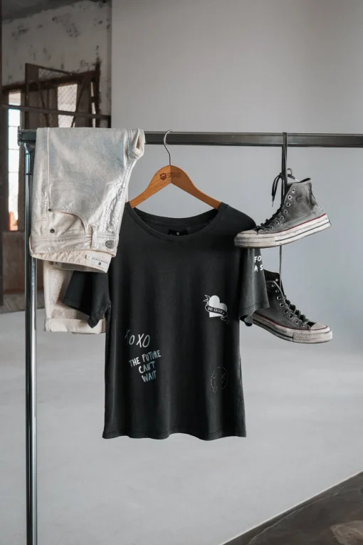 T-Shirts*Freeman T. Porter Suria Silver Graf black