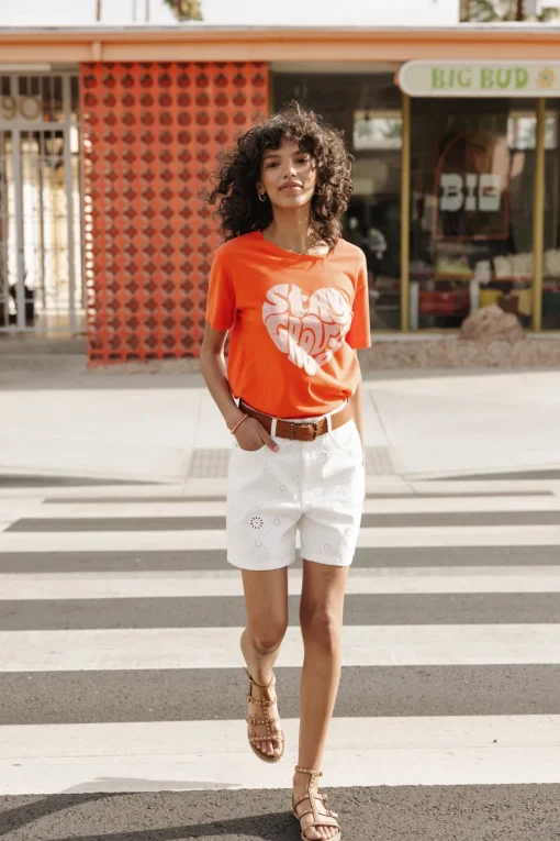 T-Shirts*Freeman T. Porter Suria Stay Groovy tigerlily