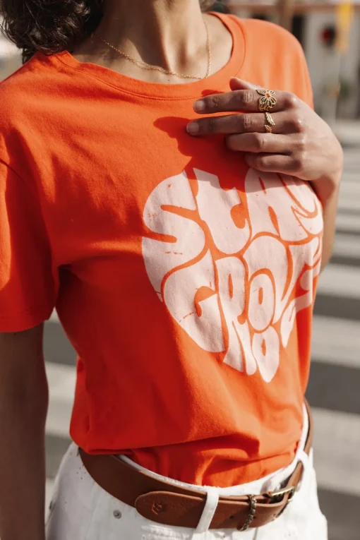 T-Shirts*Freeman T. Porter Suria Stay Groovy tigerlily