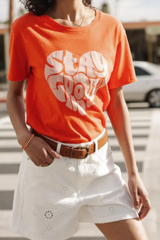 T-Shirts*Freeman T. Porter Suria Stay Groovy tigerlily