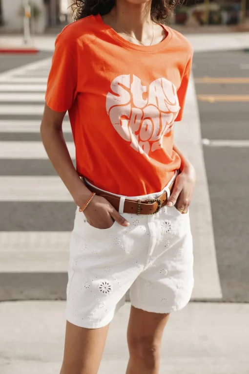 T-Shirts*Freeman T. Porter Suria Stay Groovy tigerlily