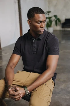 T-Shirts & Polos*Freeman T. Porter Tadley Cotone black