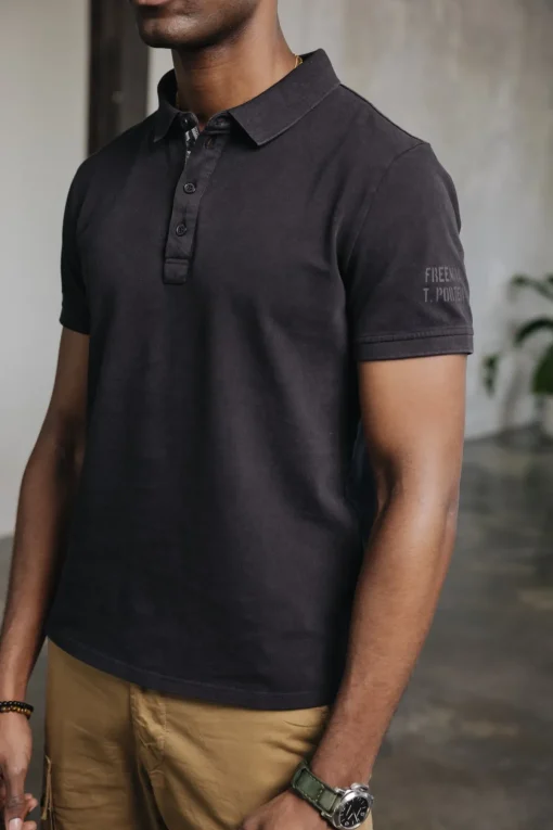 T-Shirts & Polos*Freeman T. Porter Tadley Cotone black