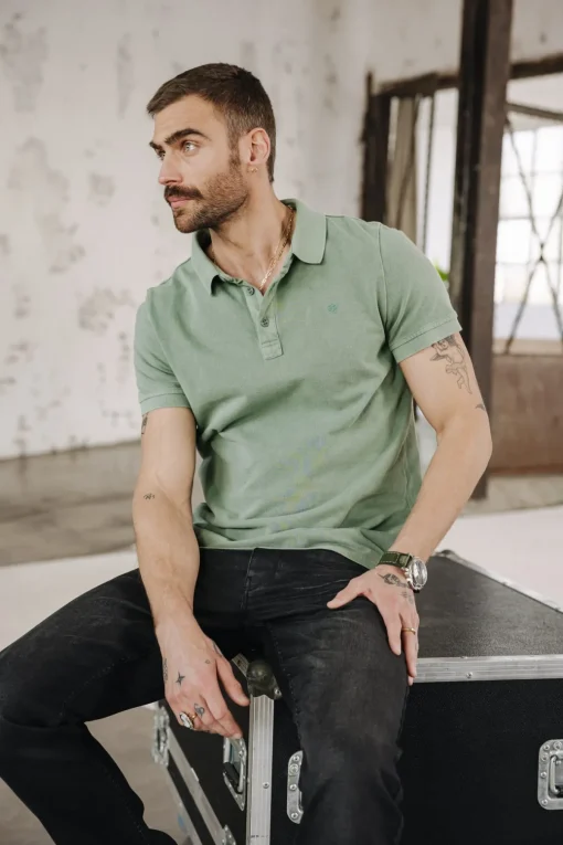 T-Shirts & Polos*Freeman T. Porter Tadley Icon foliagegreen