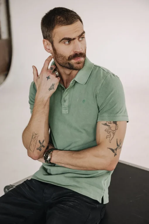 T-Shirts & Polos*Freeman T. Porter Tadley Icon foliagegreen