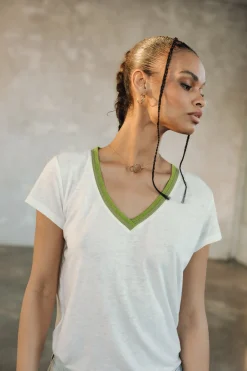 T-Shirts*Freeman T. Porter Taile Ribbon sage