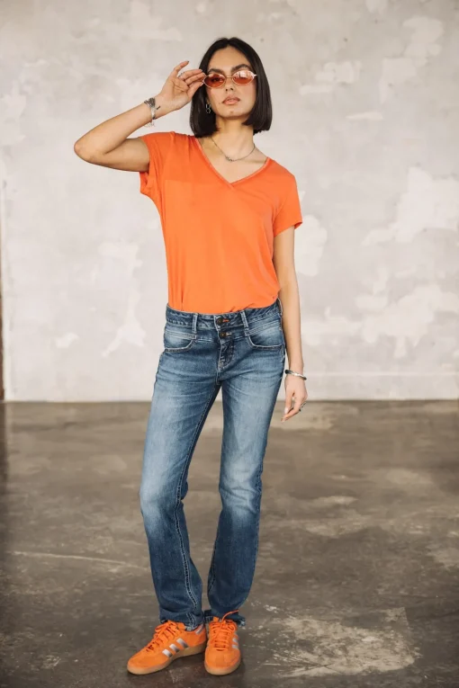 T-Shirts*Freeman T. Porter Taile Ribbon coral
