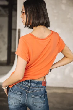 T-Shirts*Freeman T. Porter Taile Ribbon coral