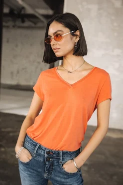 T-Shirts*Freeman T. Porter Taile Ribbon coral