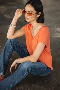 T-Shirts*Freeman T. Porter Taile Ribbon coral