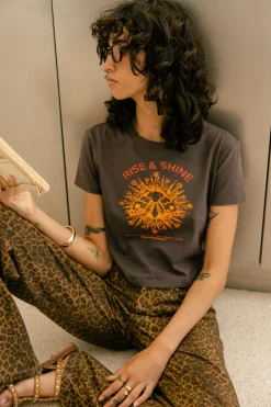 T-Shirts*Freeman T. Porter Talmy Rise u0026 Shine anthra