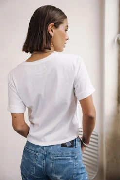 T-Shirts*Freeman T. Porter Tayane Zip white