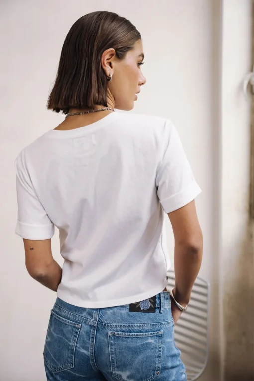 T-Shirts*Freeman T. Porter Tayane Zip white