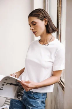 T-Shirts*Freeman T. Porter Tayane Zip white