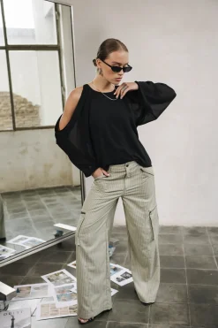 Tops & Shirts*Freeman T. Porter Telcie plain black