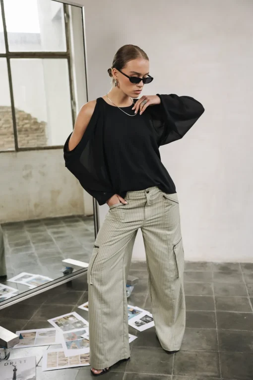 Tops & Shirts*Freeman T. Porter Telcie plain black