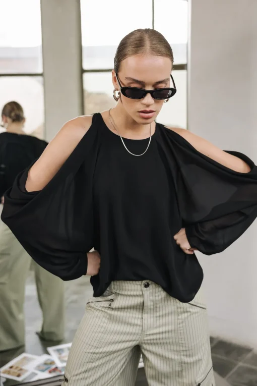 Tops & Shirts*Freeman T. Porter Telcie plain black
