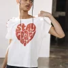 T-Shirts*Freeman T. Porter Telyssia Glitter tigerlily