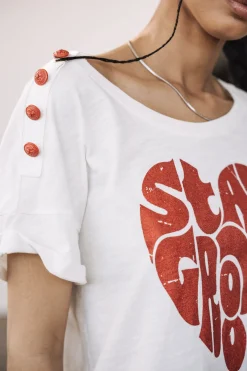 T-Shirts*Freeman T. Porter Telyssia Glitter tigerlily
