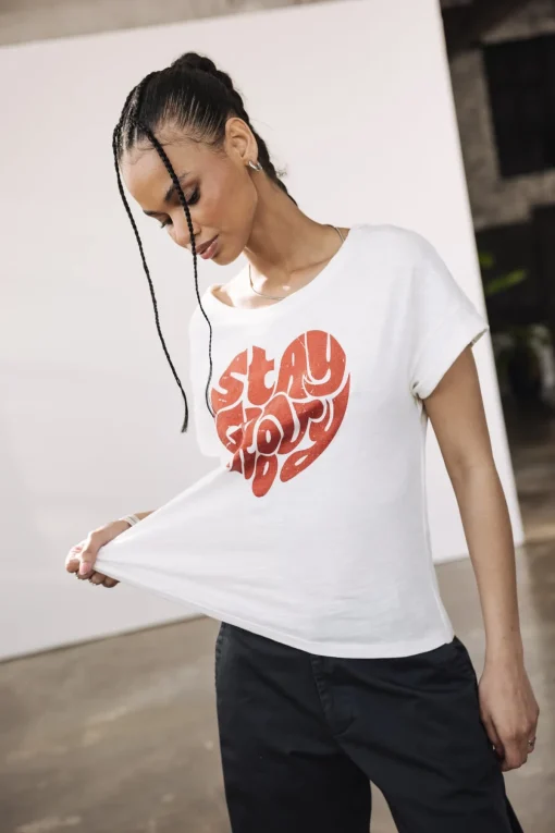 T-Shirts*Freeman T. Porter Telyssia Glitter tigerlily