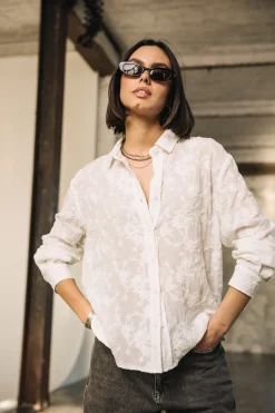 Tops & Shirts*Freeman T. Porter Tickya Embroidery white