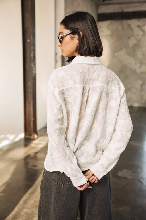 Tops & Shirts*Freeman T. Porter Tickya Embroidery white